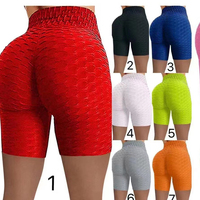 Short de course d'exercice de cyclisme à taille haute pour femme