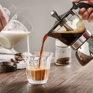 Vente chaude Cuisinière 2 en 1 cafetière italienne Moka pot espresso greca cafetière infuseur <span class=keywords><strong>percolateur</strong></span> <span class=keywords><strong>café</strong></span> <span class=keywords><strong>moulu</strong></span> moka pot - Product Image 2