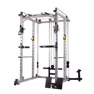 Jaula para gimnasio en casa con máquina Smith multifunción para fitness y culturismo - Product Image 2