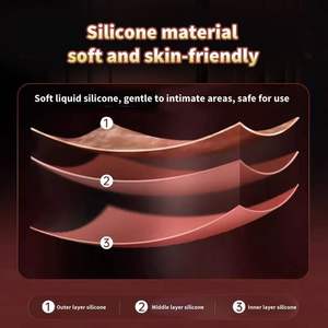 ดิ๊กโด้ซิลิโคนแบบรีโมทคอนโทรลอัตโนมัติรุ่นล่าสุด กันน้ำได้ 100% ของเล่นทางเพศสำหรับผู้หญิง - Product Image 3