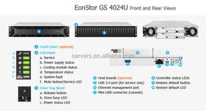 Almacenamiento en Red de Alto Rendimiento Eonstor GS 4000U GS 4024U 2.5 NAS M2 NVMe 24 Bahías - Product Image 2