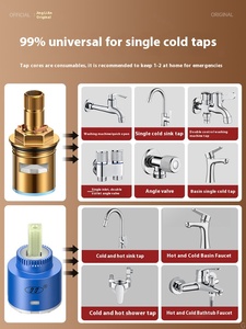Universal Copper Ceramic Disc Faucet <strong>Cartridges</strong> Hot Cold Water <strong>Tap</strong> Brass Spool <strong>Replacement</strong> - Product Image 5