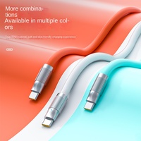 Kabel Data Bercahaya dari Bahan Elastomer Termoplastik untuk Pengisian Cepat dan Transfer Data Ponsel Android USB-C Grosir