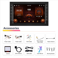Autoradio avec écran tactile 7 pouces, Android 13, CarPlay sans fil, navigation GPS avec caméra de recul pour VW Passat/Passat Lingyu