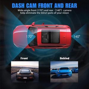 Автомобильный видеорегистратор Full hd 1080p, Автомобильный видеорегистратор с экраном 3,16 дюйма, передняя и задняя линзы, wdr, ночное видение, двойная запись, автомобильный черный ящик с Wi-Fi - Product Image 3
