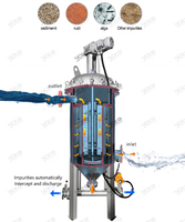 Filtre rotatif auto-nettoyant de qualité sanitaire haute précision pour la filtration des matières premières cosmétiques, des émulsions, des essences et des crèmes