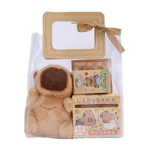 Capybara Plush Gift Set With Stickers And Notebook For Children's Day - Product Image 5