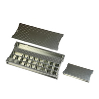 JQ-QXH008 Kit d'instruments chirurgicaux, plateaux médicaux, boîte de pinces pour anévrismes, contenants de désinfection et de stérilisation, boîte de clips pour anévrismes