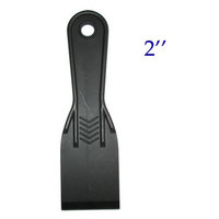 Outils de construction 1.5 "Grattoir à couteau à mastic en plastique pour nettoyer la colle et réparer la peinture