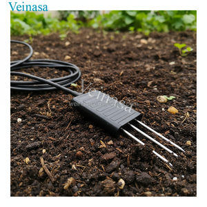 เซ็นเซอร์วัดค่าการนำไฟฟ้าในดินแบบปรับแต่งได้ Veinasa-TD พร้อม RS485 เครื่องวัดธาตุอาหารและความอุดมสมบูรณ์สำหรับโรงเรือนและสวน Veinasa-TD - Product Image 4