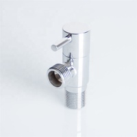 Haute qualité Chrome 1/2 vanne d'angle en laiton chaud et froid Design moderne robinet sanitaire accessoires de salle de bain
