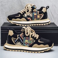Hongyan - Zapatos Deportivos Modernos para Hombre, con Suela Gruesa, Cómodos para Viajar y el Tiempo Libre