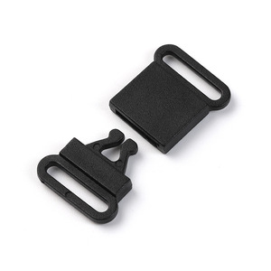 Hebilla de Plástico Negra con Cierre a Presión, 15 mm de Diámetro Interior, Accesorio para Mochila, Cierre de Seguridad, Hebilla para Correa de Bolsa - Product Image 3