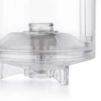 Théière en verre borosilicate de style moderne 900 ml avec infuseur, écologique, grande capacité, construction robuste, vaisselle résistante à la chaleur SAMADOYO