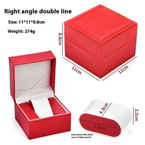 <span class=keywords><strong>Boîte</strong></span> <span class=keywords><strong>de</strong></span> <span class=keywords><strong>montre</strong></span> en cuir PU noir <span class=keywords><strong>haut</strong></span> <span class=keywords><strong>de</strong></span> <span class=keywords><strong>gamme</strong></span> stockage <span class=keywords><strong>de</strong></span> bijoux <span class=keywords><strong>de</strong></span> mode et Bracelet étui-cadeau pour emballage <span class=keywords><strong>de</strong></span> <span class=keywords><strong>montre</strong></span> en gros - Product Image 4