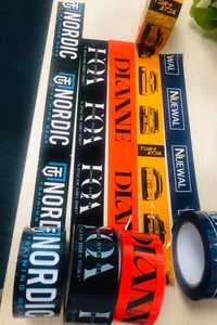 Ruban d'emballage blanc adhésif de marque imprimé personnalisé de haute qualité avec logo - Product Image 4