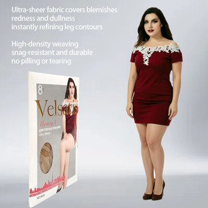 Collants ultra fins super maxi transparents pour femmes, haute élasticité, anti-accroc, sans couture, doux, respectueux de la peau, pour les grandes tailles - Product Image 2