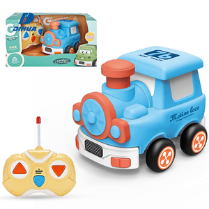Voiture télécommandée pour bébé 27mhz 2 canaux Jouet de <span class=keywords><strong>train</strong></span> RC Jouet en vinyle Jouet anti-collision <span class=keywords><strong>Train</strong></span> pour enfants - Product Image 1