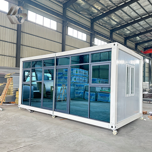 SKYLINE 20ft Casa contenedor plegable Instalación rápida Proveedor Panel sándwich de acero plegable <span class=keywords><strong>Edificio</strong></span> de oficinas de China - Product Image 2