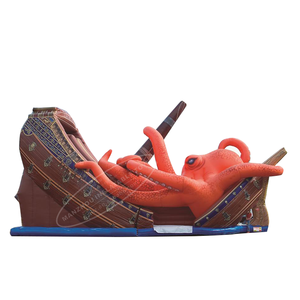Bơm hơi khổng lồ <span class=keywords><strong>Kraken</strong></span> Quái vật biển tàu cướp biển trượt cho trẻ em Người lớn - Product Image 1