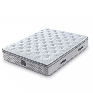 Colchón de Doble Cara con Capa Superior Acolchada, Espuma de Alta Densidad con Fibra Termobond, Sistema de Resortes Ensacados Duraderos, Tejido Transpirable - Product Image 1