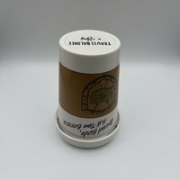 Gobelets en fibre de bambou imprimés de grande taille avec couvercles à vis de 16 oz (450 ml) avec de beaux designs personnalisés