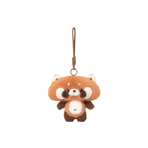 Set di Portachiavi Peluche Animali Carini e Robusti, <span class=keywords><strong>Panda</strong></span> <span class=keywords><strong>Rosso</strong></span> e Criceto, Pelliccia Soffice e Delicata sulla Pelle, Piccolo Regalo per le Feste per Tutte le Età - Product Image 2