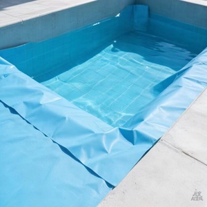 Géomembrane HDPE PVC bleu clair de 1,5 mm, résistante aux UV, pour <span class=keywords><strong>piscine</strong></span>, fournitures d'usine, revêtement de <span class=keywords><strong>piscine</strong></span> HDPE PVC - Product Image 6