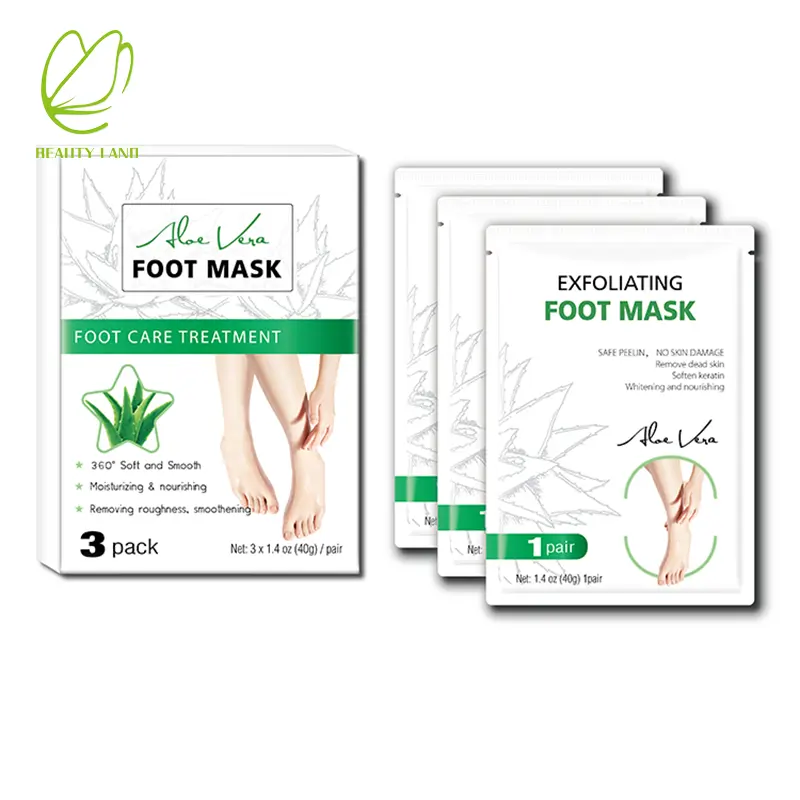 Private Label foot skin care Remove Dead Skin Foot Moisturizing Hydrating Foot Mask