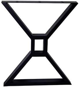 WEKIS prix usine nouveau moderne noir X forme pieds de Table banc jambe moderne à la mode Design métal X forme Table basse jambe - Product Image 3