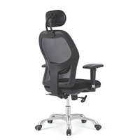 Chaise de bureau moderne pour la maison, design ergonomique en maille avec réglage en hauteur, chaise de direction confortable en tissu