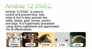 Amitraz 12.5% EC 125g/L <span class=keywords><strong>Insecticida</strong></span> Acaricida para Uso en Ganado y Cultivos - Product Image 6