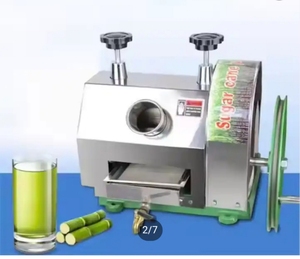 Presse à jus de canne à sucre populaire, nouveau modèle, machine à broyer avec moteur et composants essentiels d'extraction de jus 0,35 kW 220/380 V - Product Image 1