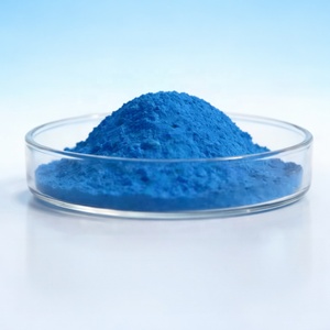 Poudre lyophilisée GHK-Cu de haute pureté (99%-99,9%) de couleur bleue, matière première cosmétique pour les soins de la peau - Product Image 2