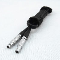 Câble de sonde de détecteur de défauts ultrasonique sur mesure haute précision C5-C5 FFA00, câble de données haute fréquence TOFD, jauge d'épaisseur MPKLL2