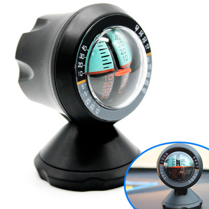 Gros Portable Noir Boussole Inclinomètre De Niveau De Voiture avec Cadran Affichage Pointeur pour <span class=keywords><strong>Camping</strong></span> Randonnée Sport Tourisme Boîtier En Plastique - Product Image 3