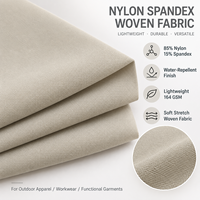 Oeko Tex LIGHT Weight nylon 30D tissu extensible déperlant pour le printemps, l'été et l'extérieur.