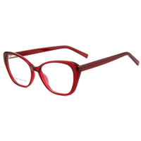 Monture de lunettes optiques classiques œil-de-chat Elan Optical RD26080 en acétate pour femmes, monture complète, vente en gros, approvisionnement direct usine
