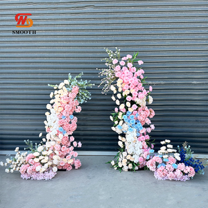 LEDA, Decoración y Suministros para Eventos, Arco de Flores Artificiales Hecho a Mano, Suave, para Bodas - Product Image 2