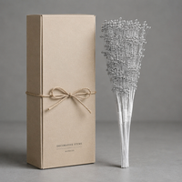 Handgefertigte Perlen-Blumenstiel-Bouquet-Füller in Rosa, Silber, Gold, Kristallsprühe für Hochzeits-Blumenarrangements, Großhandel