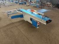 Scie à panneaux horizontale HOLZTECH de précision à table coulissante automatique, petite scie à bois, moteur 5,5 kW, diamètre de lame 300 mm, facile à utiliser