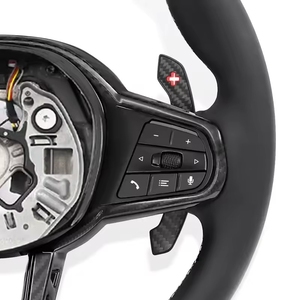 Con botón M1 M2 medio <span class=keywords><strong>volante</strong></span> de cuero Alcantara para BMW M3 G80 M4 G82 X3 G01 X4 G02 X5 G05 X6 G06 G11 G12 G20 G30 Z4 <span class=keywords><strong>G29</strong></span> - Product Image 5