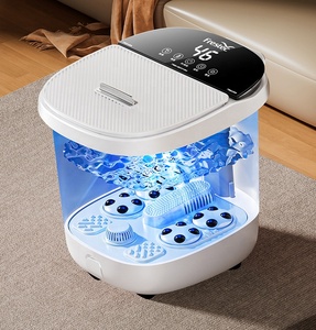 Massaggiatore Elettrico Portatile Pieghevole <span class=keywords><strong>per</strong></span> Pediluvio - Vasca Spa Intelligente <span class=keywords><strong>per</strong></span> Piedi con Riscaldamento, Vibrazione e Funzione Musicale, Collegabile alla Presa <span class=keywords><strong>per</strong></span> il Relax dei Piedi - Product Image 5