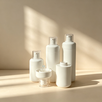 Flacon pulvérisateur vide sans air en plastique blanc, conteneur cosmétique détachable pour emballage de brume faciale, tonique et sérum