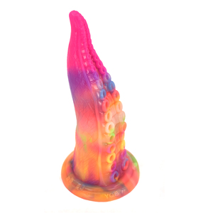 YOCY-pene luminoso de imitación de pulpo, tentáculos de fantasía de colores mezclados que brillan en la oscuridad, 2022 - Product Image 2