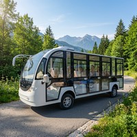 Voiture électrique de tourisme à 4 roues certifiée Tarion CE, 14 places, batterie 72V, fermée, vitesse 30 km/h, autonomie 100-130 km, pour la vente mondiale