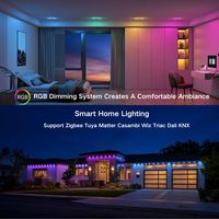 Spot LED moderne encastrable orientable RGB DMX DALI CCT Alexa Casambi Détection de mouvement Triac Maison Intelligente Spot Dimmable