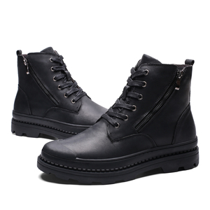 Meilleur prix 2021 Chaussures de randonnée imperméables pour hommes en cuir véritable pour toutes les saisons - Product Image 3