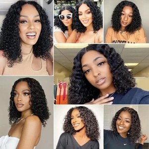 <span class=keywords><strong>Perruque</strong></span> Lace Frontale HD en Gros pour Femmes Noires Couleur <span class=keywords><strong>Naturelle</strong></span>, Perruques Courtes Carrées, Cheveux Humains Lace Front Sans Colle, <span class=keywords><strong>Perruque</strong></span> Carrée Ondulée Profonde Brute - Product Image 6