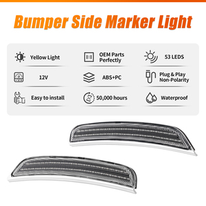 Bán buôn plug-and-play Xe LED front bumper Side Marker ánh sáng cho Dodge durango 2021-<span class=keywords><strong>2025</strong></span> - Product Image 5